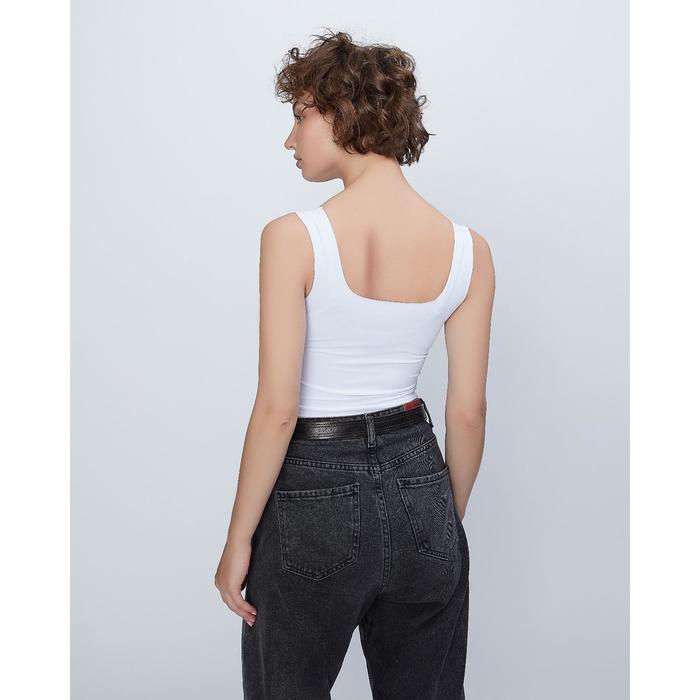 Бесшовная майка ONLITOP р-р S, белый,90% нейлон,10% эластан