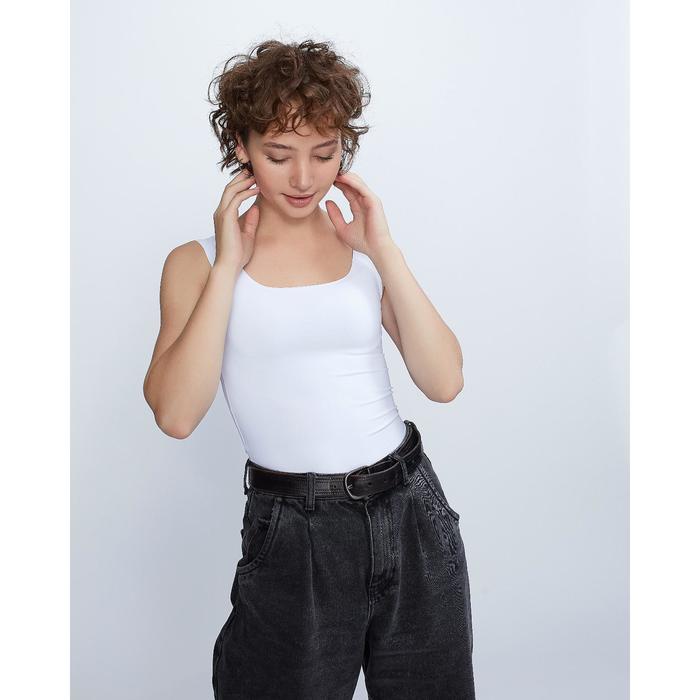 Бесшовная майка ONLITOP р-р S, белый,90% нейлон,10% эластан