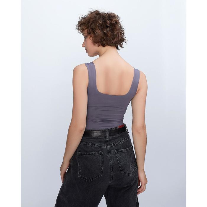 Бесшовная майка ONLITOP р-р L, меланж,90% нейлон,10% эластан