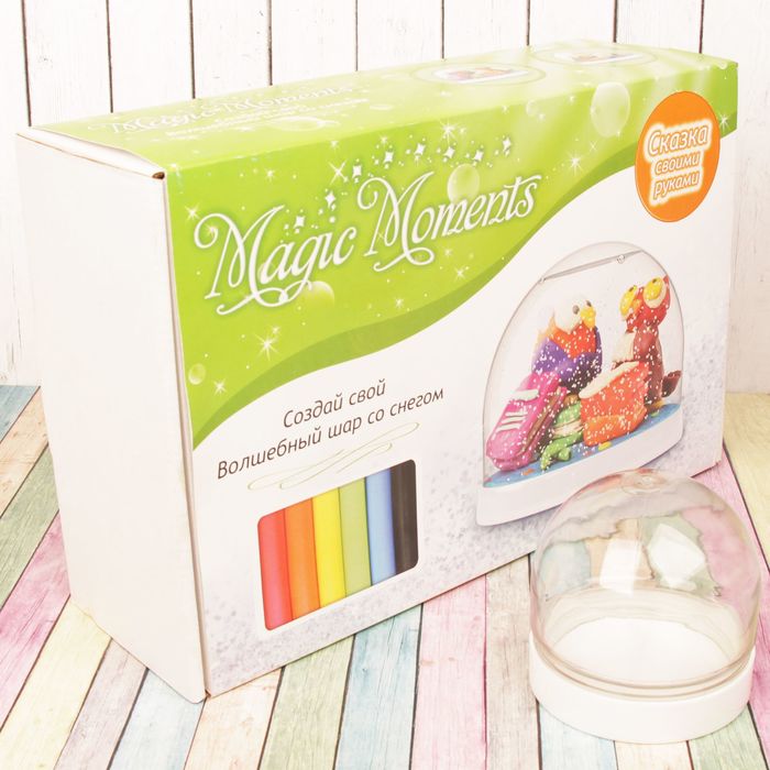 Набор для создания волшебного шара со снегом "Совы"