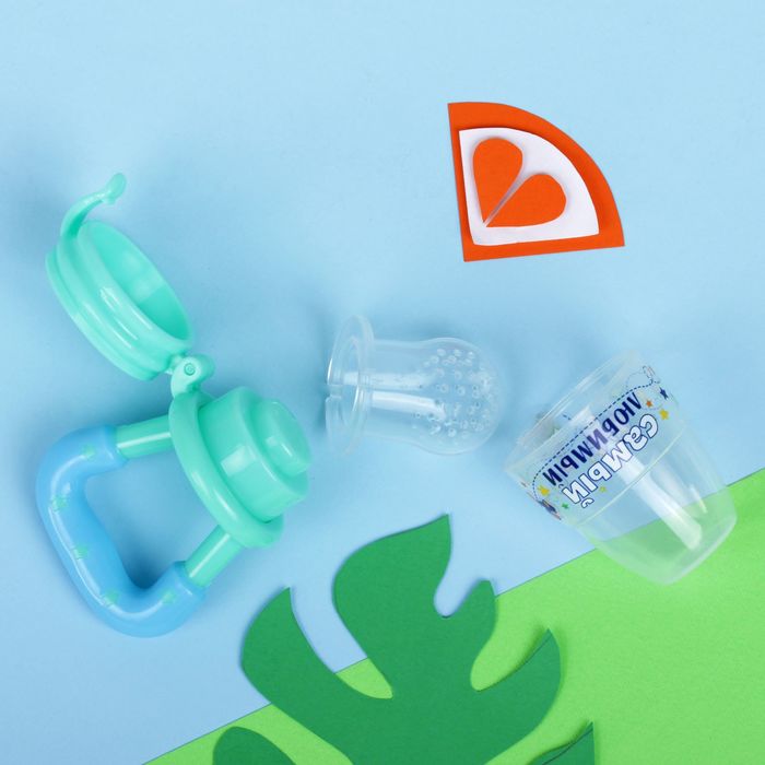 Ниблер «Самый любимый», с силиконовой сеточкой, цвет зелёный