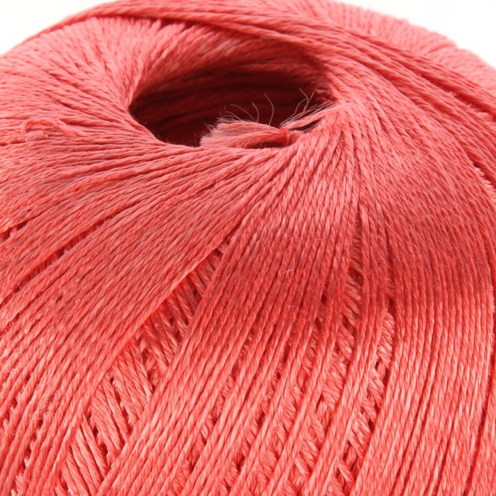 Пряжа Irina (Ирина) 66% мерсериз.хлопок, 34% вискоза 334м/100гр (31 коралл.)