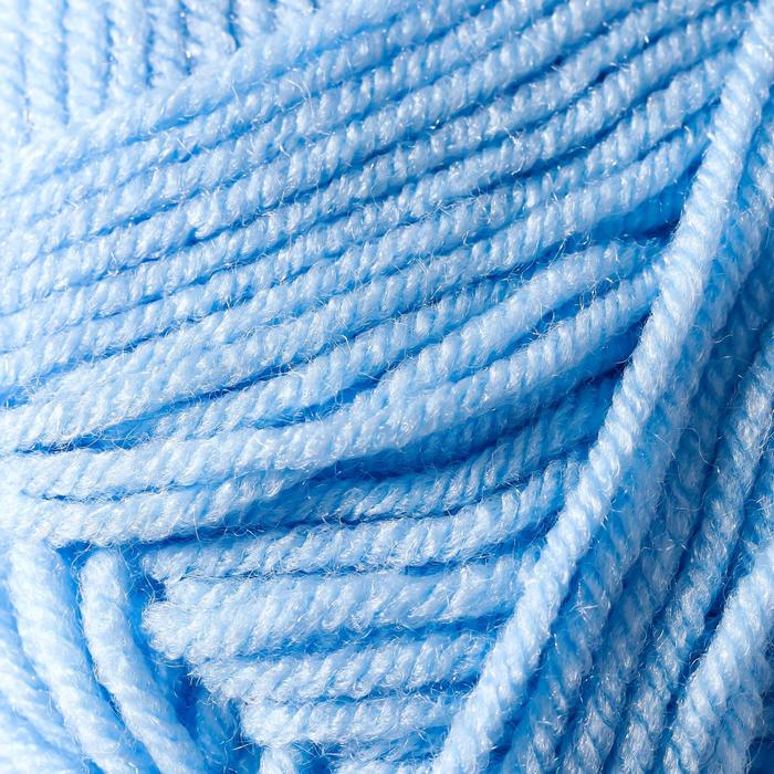 Пряжа Karapuz Eco (КарапузЭко) 90% акрил, 10% капрон 125м/50гр (3 голубой)