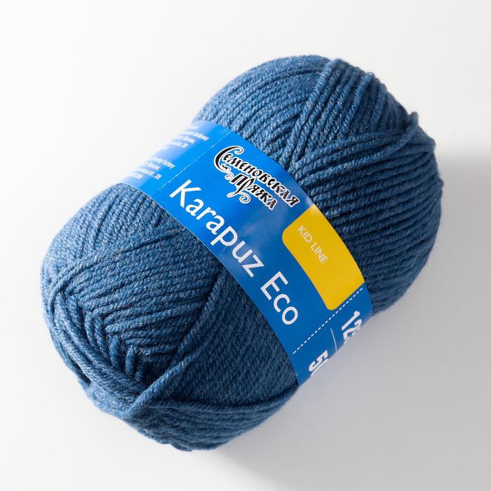 

Пряжа Karapuz Eco (КарапузЭко) 90% акрил, 10% капрон 125м/50гр гроза (7297)