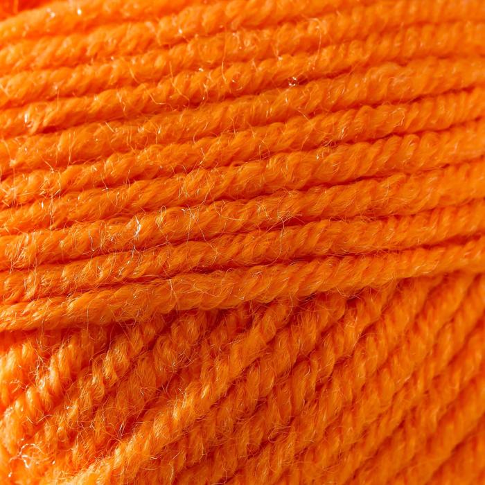Пряжа Karapuz Eco (КарапузЭко) 90% акрил, 10% капрон 125м/50гр (655 ярк.оранж.)