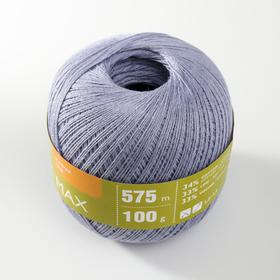 

Пряжа KROK max (КРОК мах) 34% хлопок, 33% лен, 33% вискоза 575м/100гр сталь_x1 (30056)