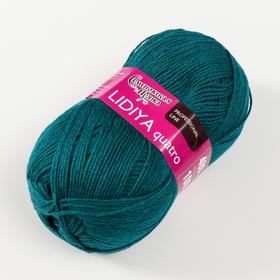 

Пряжа Lidiya quatro (Лидия кватро) 50% шерсть, 50% акрил 400м/100гр (39 изумруд)