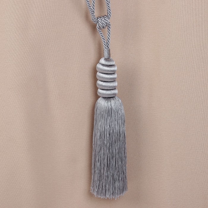 Кисть для штор "Наргиз", L-70(±1)см, 58, цвет серебристый