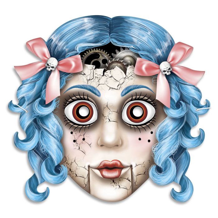 Маска карнавальная "Кукла"