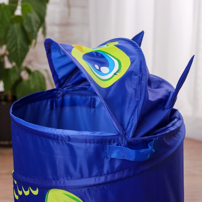 Корзина для игрушек "Сова" с ручками и крышкой