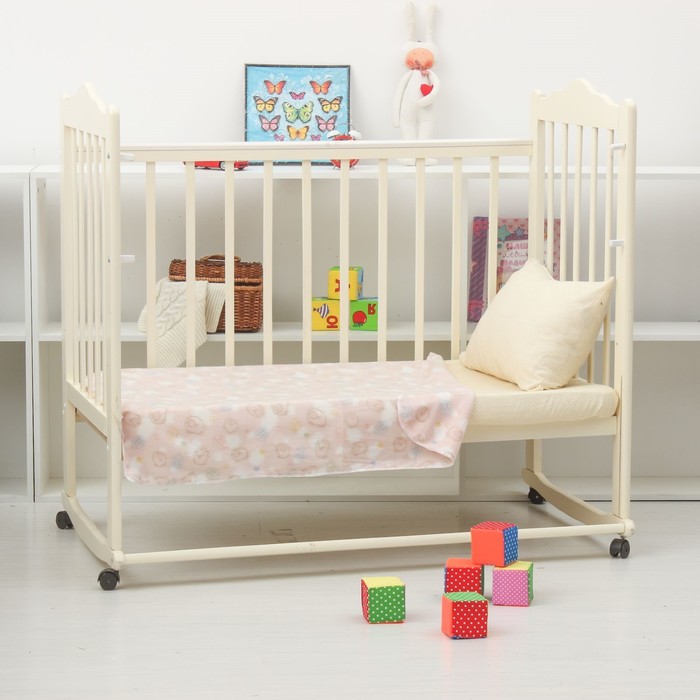 Плед "Экономь и Я" 75х100 см, Овечки, 150 г/м², 100% п/э