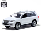 Машина радиоуправляемая Lexus LX570, масштаб 1:14, работает от аккумулятора, световые эффекты, цвет белый Машина радиоуправляемая Lexus LX570, масштаб 1:14, работает от аккумулятора, световые эффекты, цвет белый
