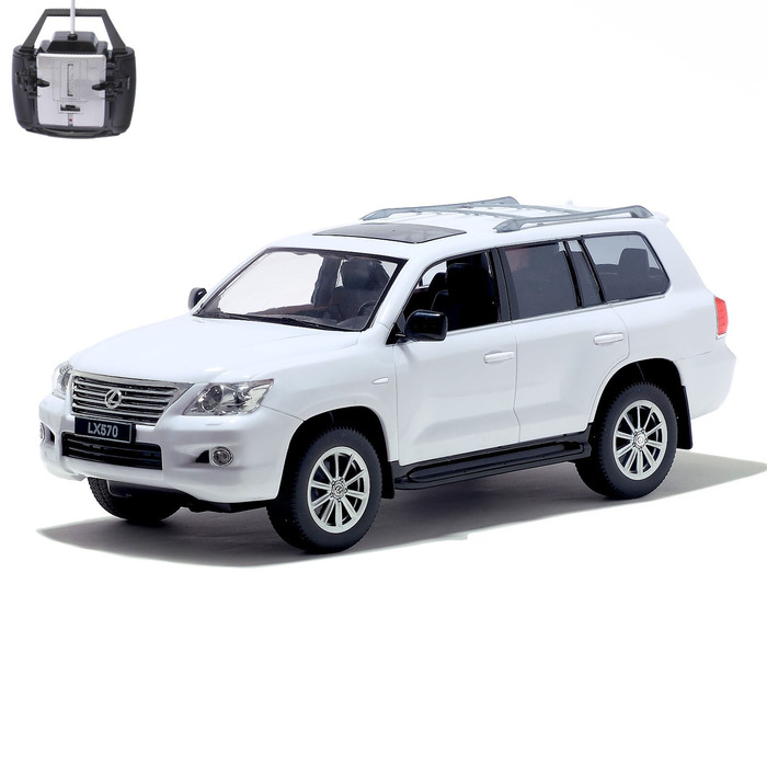Машина радиоуправляемая "Lexus LX570", масштаб 1:14, работает от аккумулятора, свет, МИКС