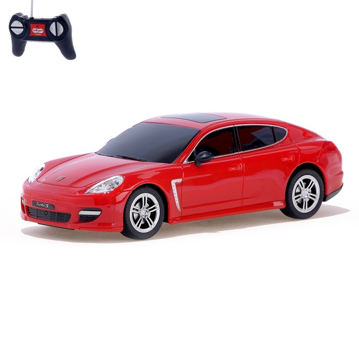 Машина радиоуправляемая "Porsche Panamera turbo S", 1:24, работает от батареек, свет, МИКС