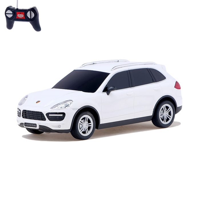 Машина радиоуправляемая "Porsche Cayenne turbo", 1:24, работает от батареек, свет, МИКС