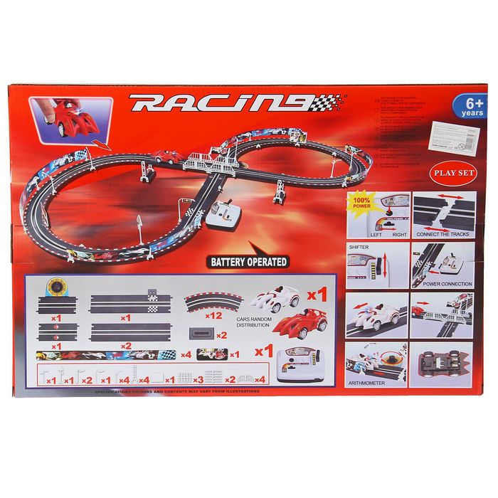 Автотрек "Гонщик", длина 295 см, работает от батареек