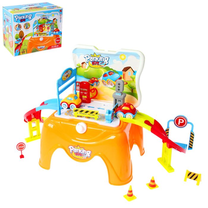 Парковка "Заправочная станция", световые и звуковые эффекты