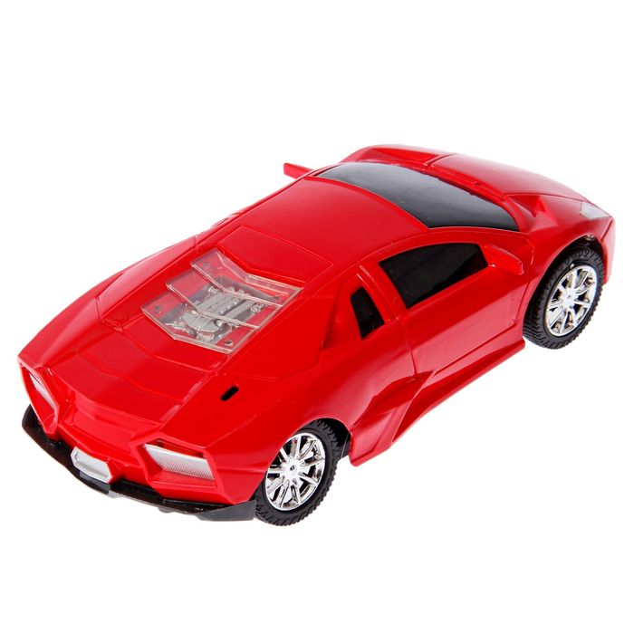 Машина "Ламбо", работает от батареек, световые и звуковые эффекты, масштаб 1:24, МИКС