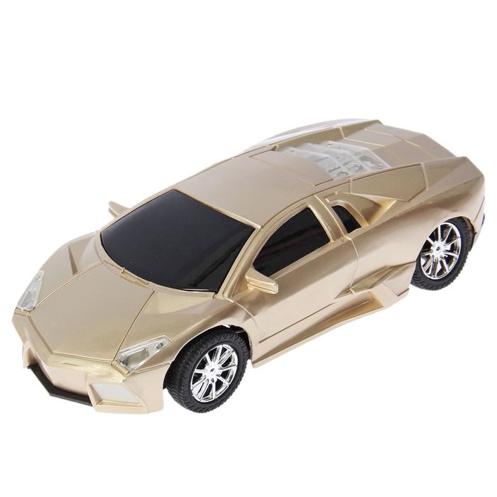 Машина "Ламбо", работает от батареек, световые и звуковые эффекты, масштаб 1:24, МИКС