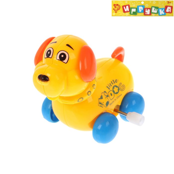 Игрушка заводная «Щенок», МИКС