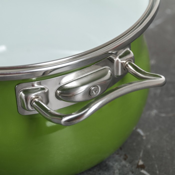 Набор кастрюль цилиндро-сферических "Вильямс", 3 шт: 1,5 л, 2,5 л, 3,5 л