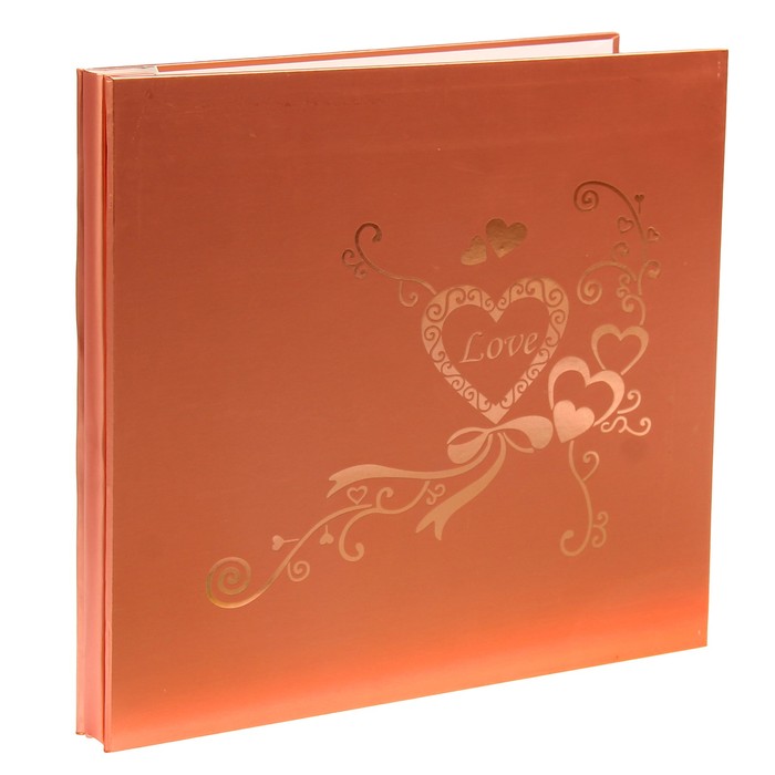 Фотоальбом магнитный 20 листов "Золотое сердце" МИКС 29х29х2,5 см