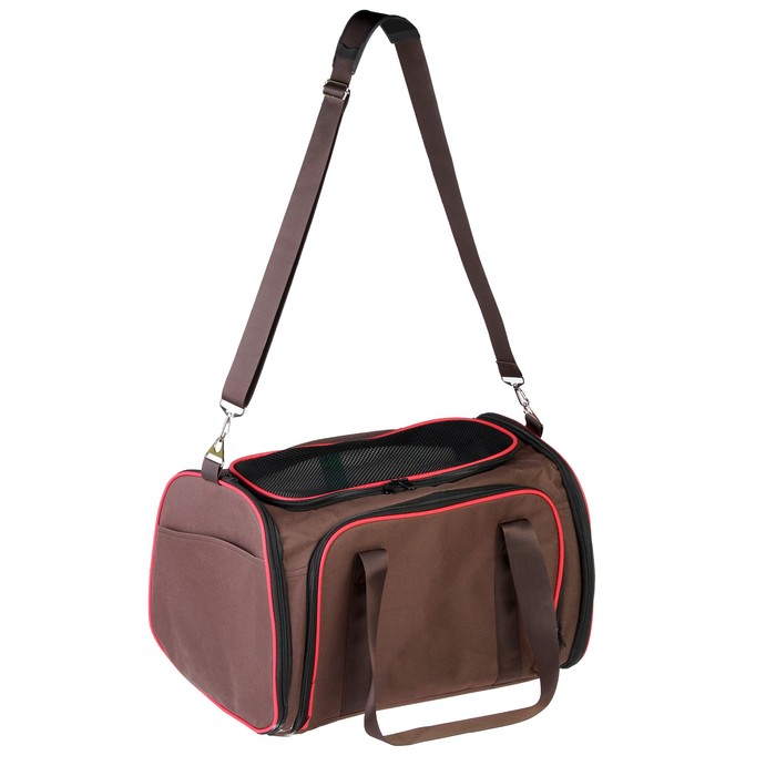 Сумка для переноски животных с мини-вольером, 41 х 23,5 х 27,5 см, микс цветов