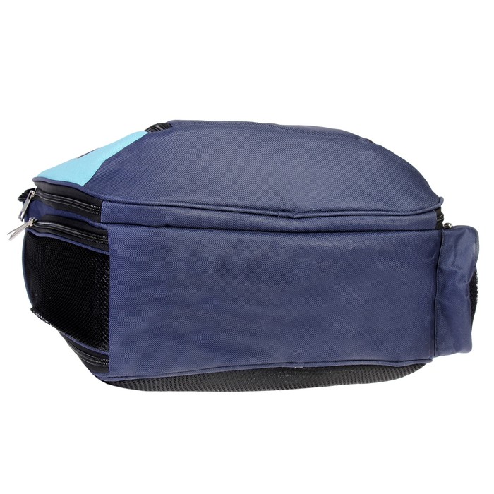 Рюкзак для переноски животных с мини-вольером, 40 х 20 х 44 см, синий