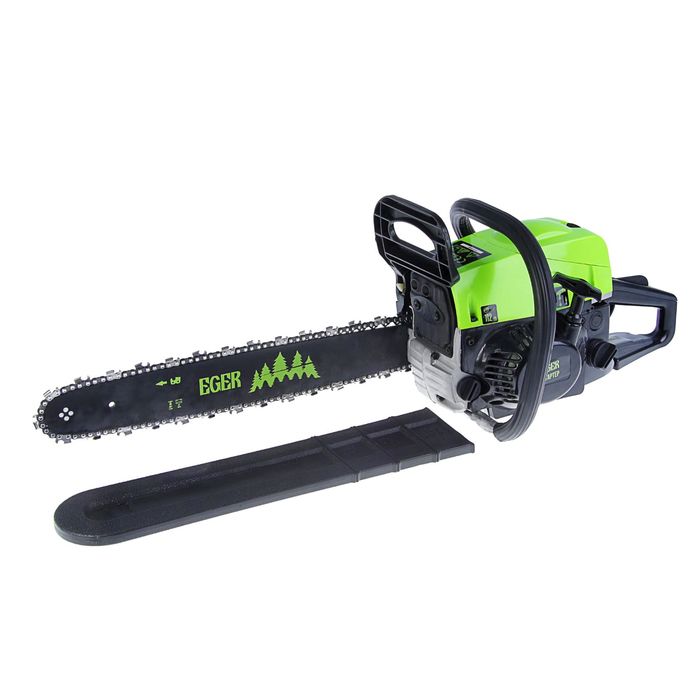 Пила бензиновая цепная EGER ПБ-5218-01, объем 52 см3, 2200 Вт, шина 18"/450 мм