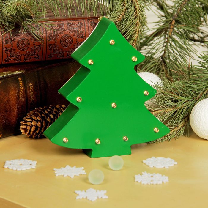 Декор с подсветкой "Ёлка"