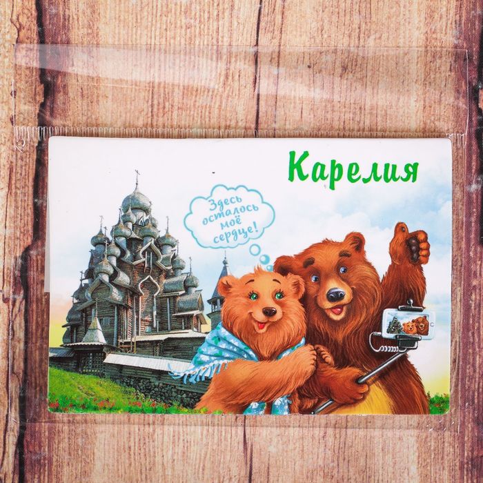 Магнит двусторонний «Карелия»