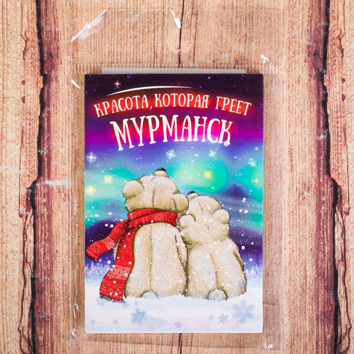 Магнит двусторонний «Мурманск»