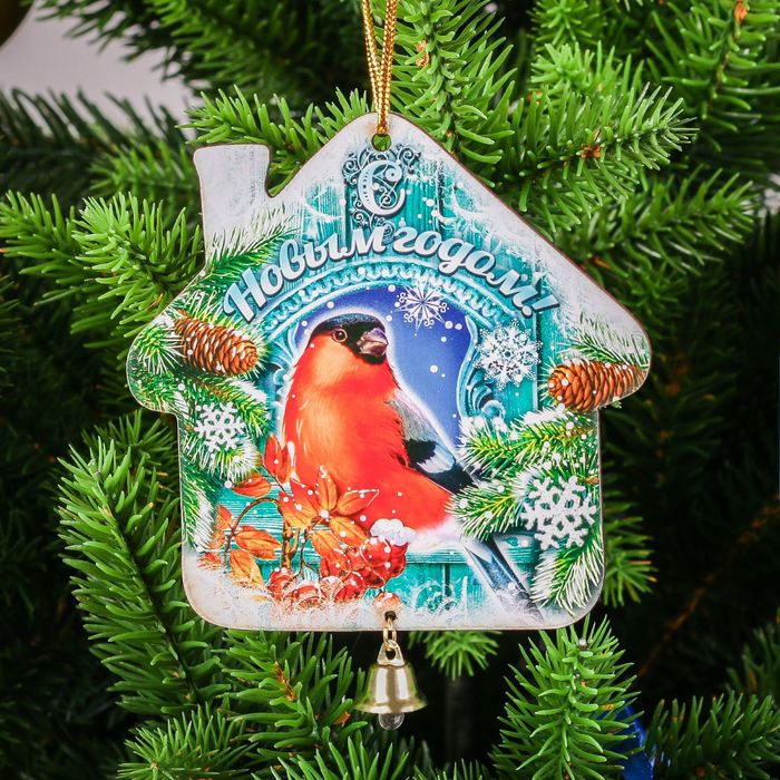 Подвеска на елку "С Новым годом"