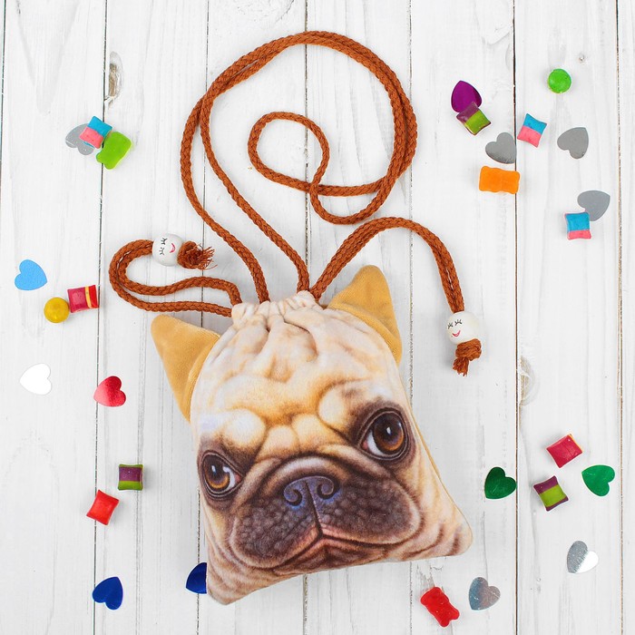 Сумочка "Песик" на завязках