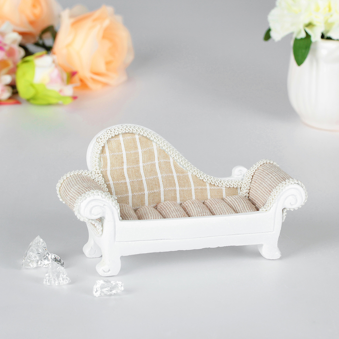 Подставка под кольца "Кушетка" 14*4,5*8, цвет льна