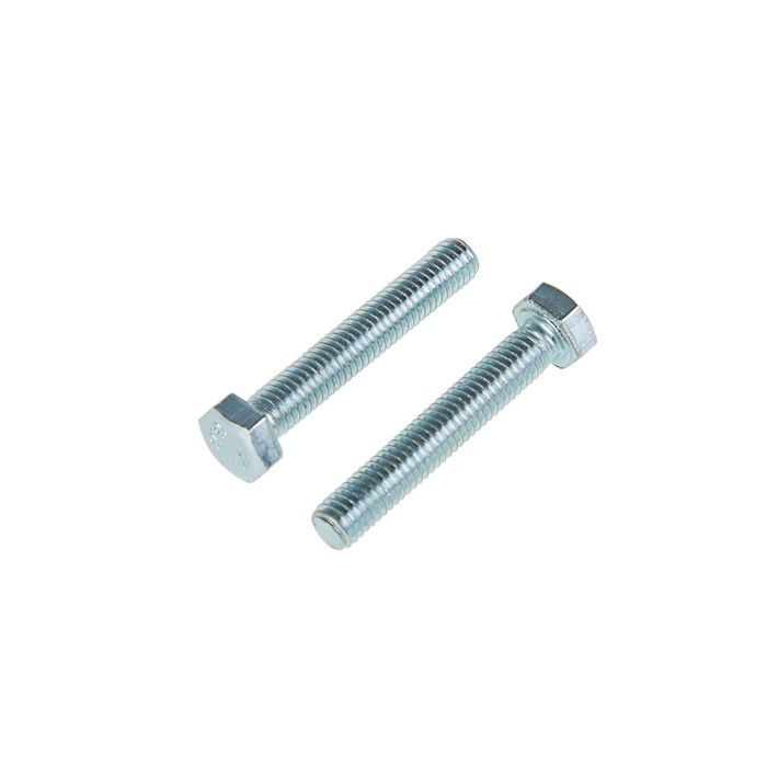 Болт DIN933 TUNDRA krep, с шестигранной головкой, М5х30 мм, оцинкованный, 6 шт.