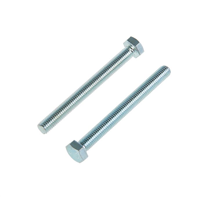 Болт DIN933 TUNDRA krep, с шестигранной головкой, М8х80 мм, оцинкованный, 2 шт.