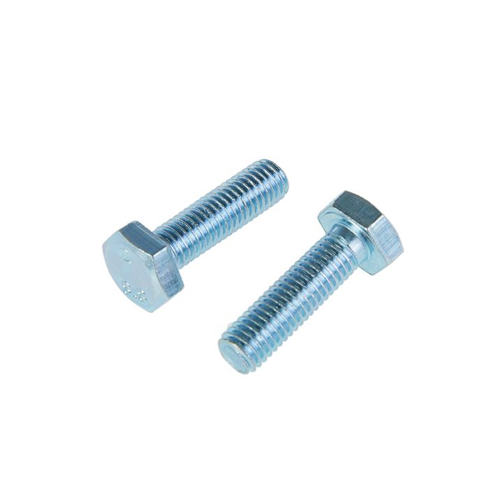 Болт DIN933 TUNDRA krep, с шестигранной головкой, М10х35 мм, оцинкованный, 6шт.