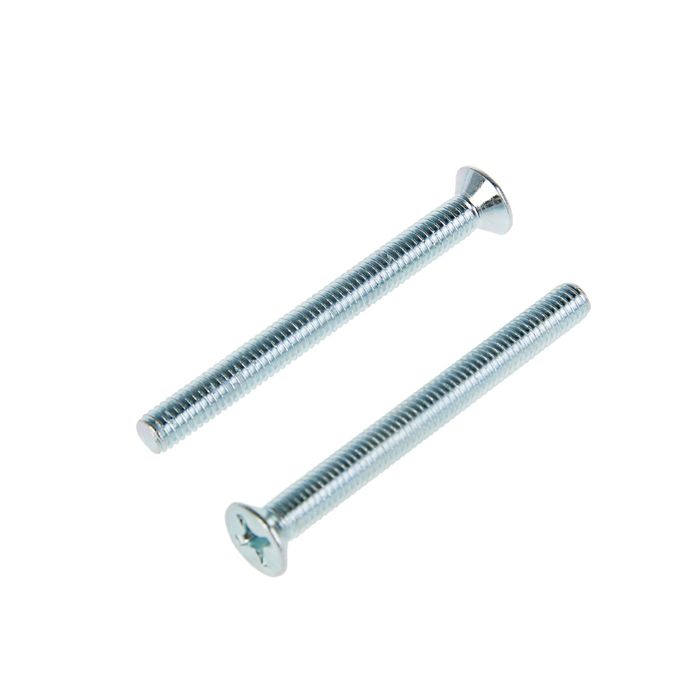 Винт DIN965 TUNDRA krep, с потайной головкой, М6х60 мм, оцинкованный, 5 шт.