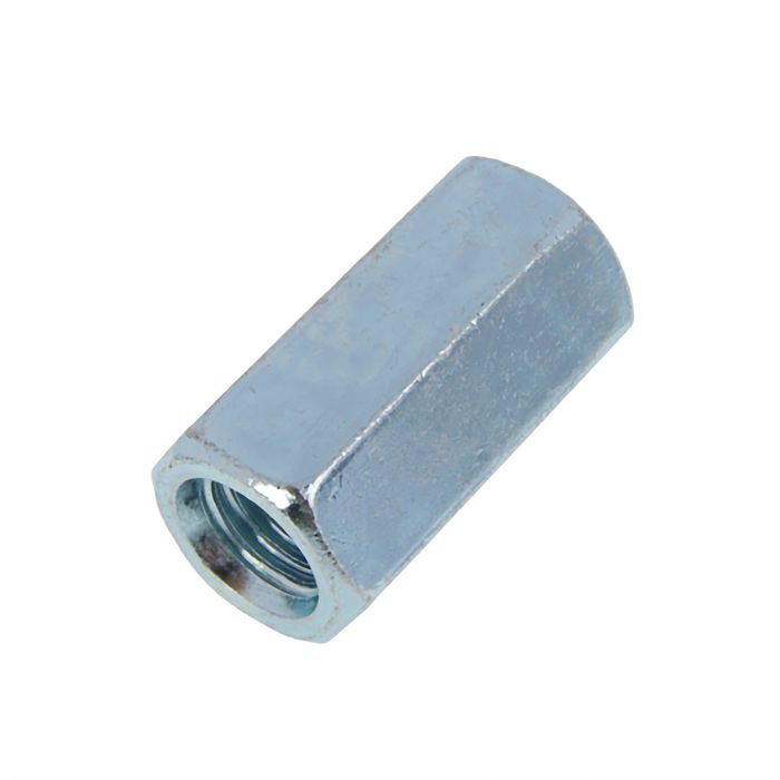 Гайка соединительная DIN6334 TUNDRA krep, M12, оцинкованная, 1 кг