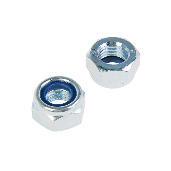 Гайка DIN985 TUNDRA krep, М14, с нейлоновым кольцом, оцинкованная, 1 кг