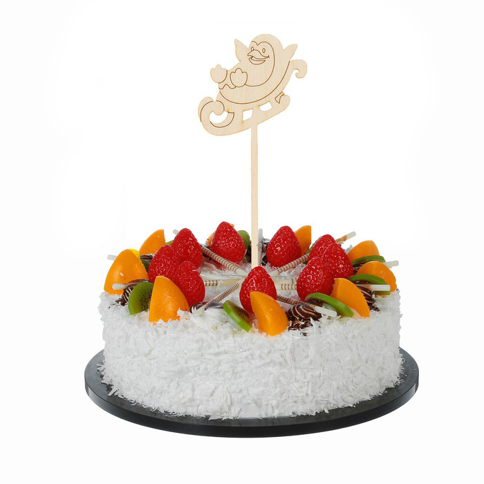 Топпер "Пингвин на санках"