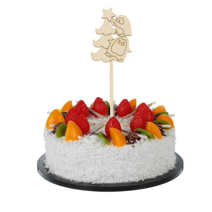 Топпер "Пингвин на елочке"