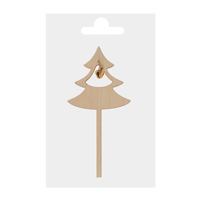 Топпер "Елка с бубенчиком"