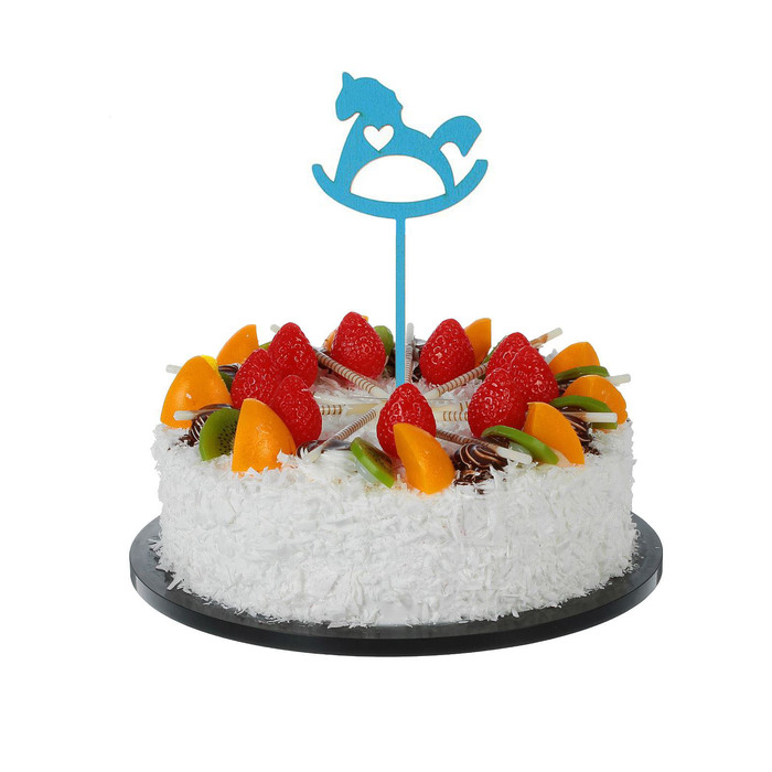 Топпер "Лошадка" голубой