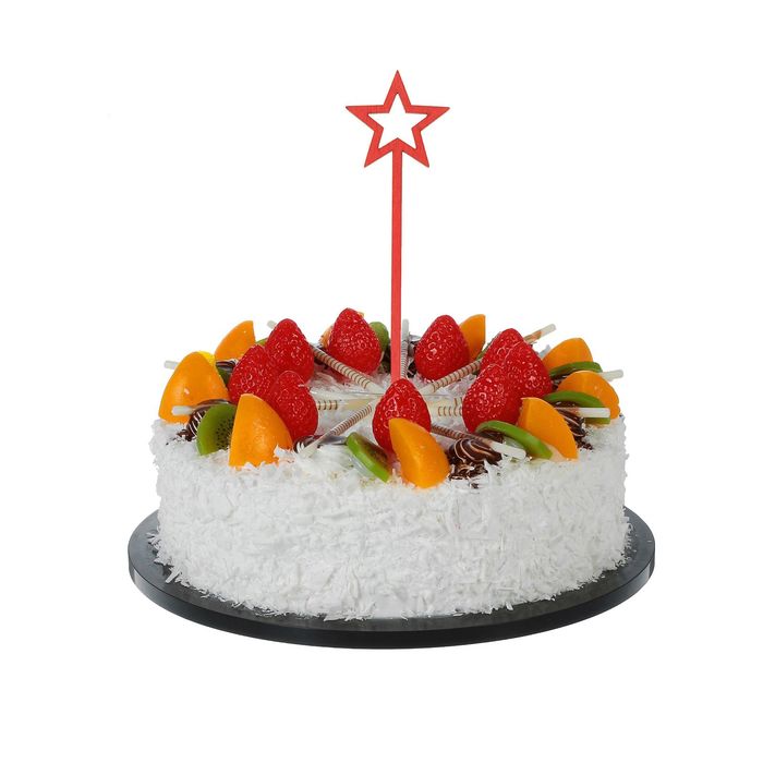 Топпер "Звезда" красный