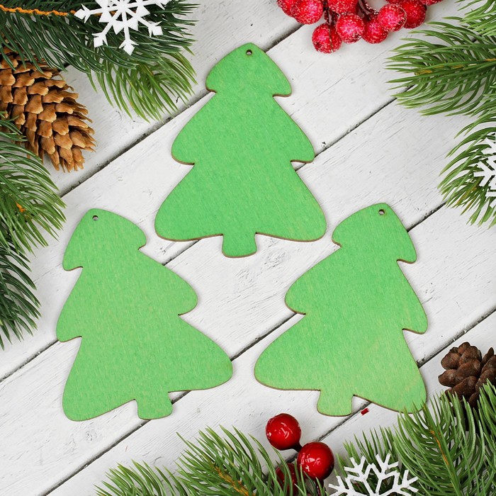 Подвеска "Ёлки" набор 3 шт.