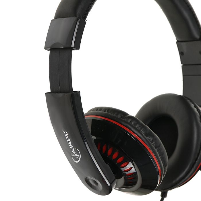 Гарнитура стерео Gembird MHS-783 , регулятор громкости, черный