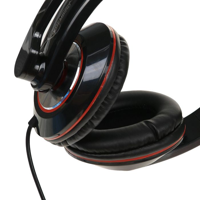 Гарнитура стерео Gembird MHS-780B, регулятор громкости, черный