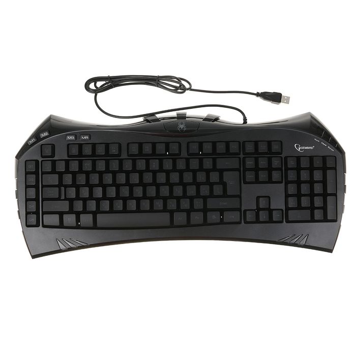 Клавиатура игровая Gembird KB-G100L, синяя подсветка, создание макросов